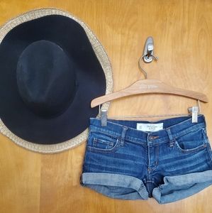 Abercrombie Jean Cuffed Shorts